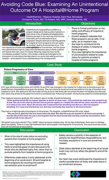 Thumbnail of Chrisanne Timpe Poster showing data