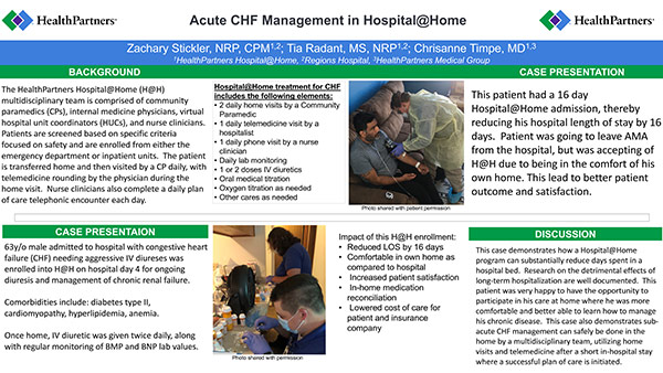 Thumbnail preview of Acute CHF Management in Hospital at Home Poster