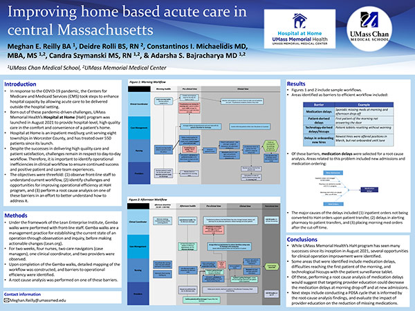 Thumbnail preview of Improving home based acute care in central Massachusetts Poster